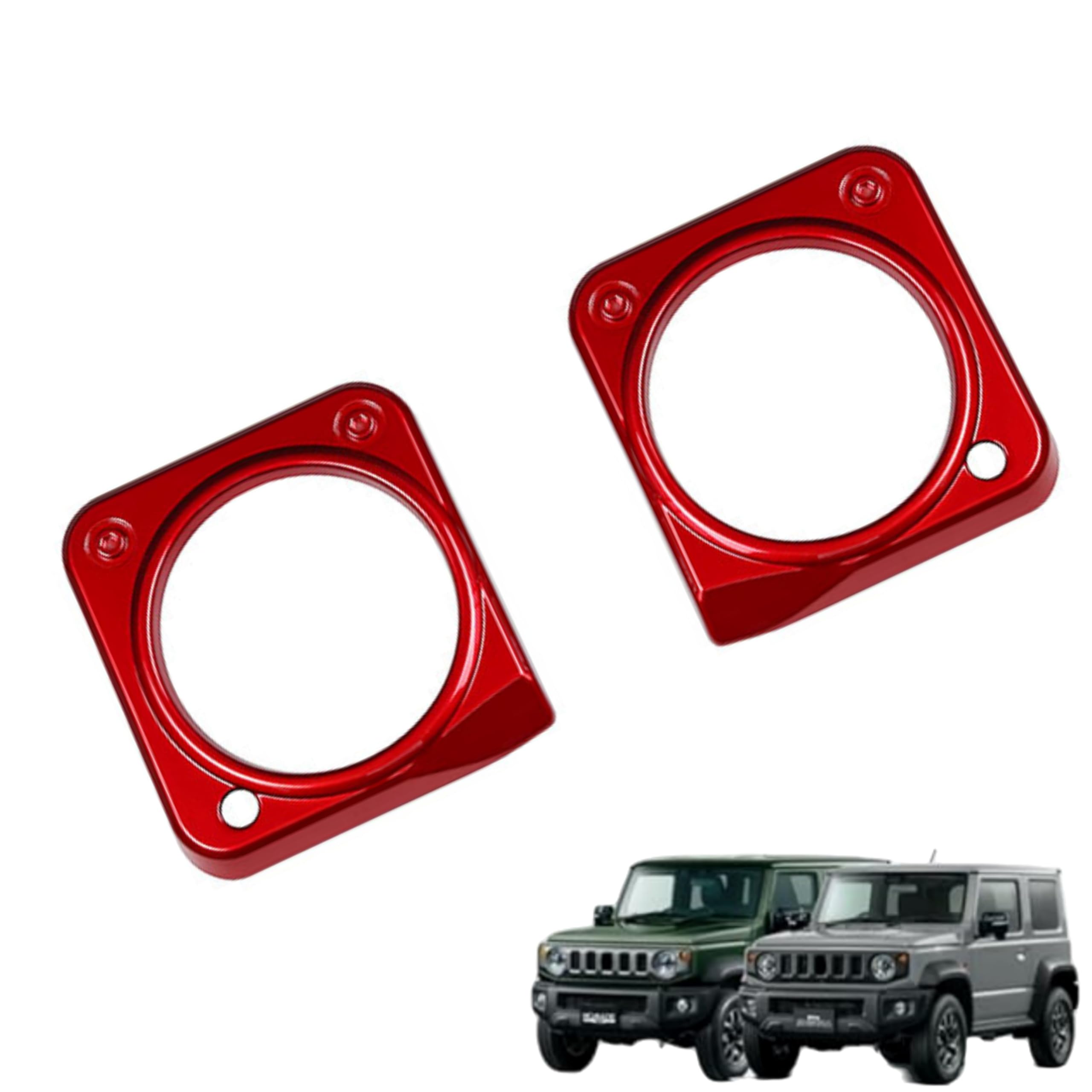 ジムニーに対応 JB64W シエラ JB74W 2019年-/ ジムニーに対応ノマド JC74W 2025年4月〜 対応品 スズキ専用 保護 上質 キズ防止 ABS製 取り付け簡単 内装ドレスアップ 2P ダッシュボードトリム センターコンソール計器フレーム主駆動計器パネル装飾フレームカバ