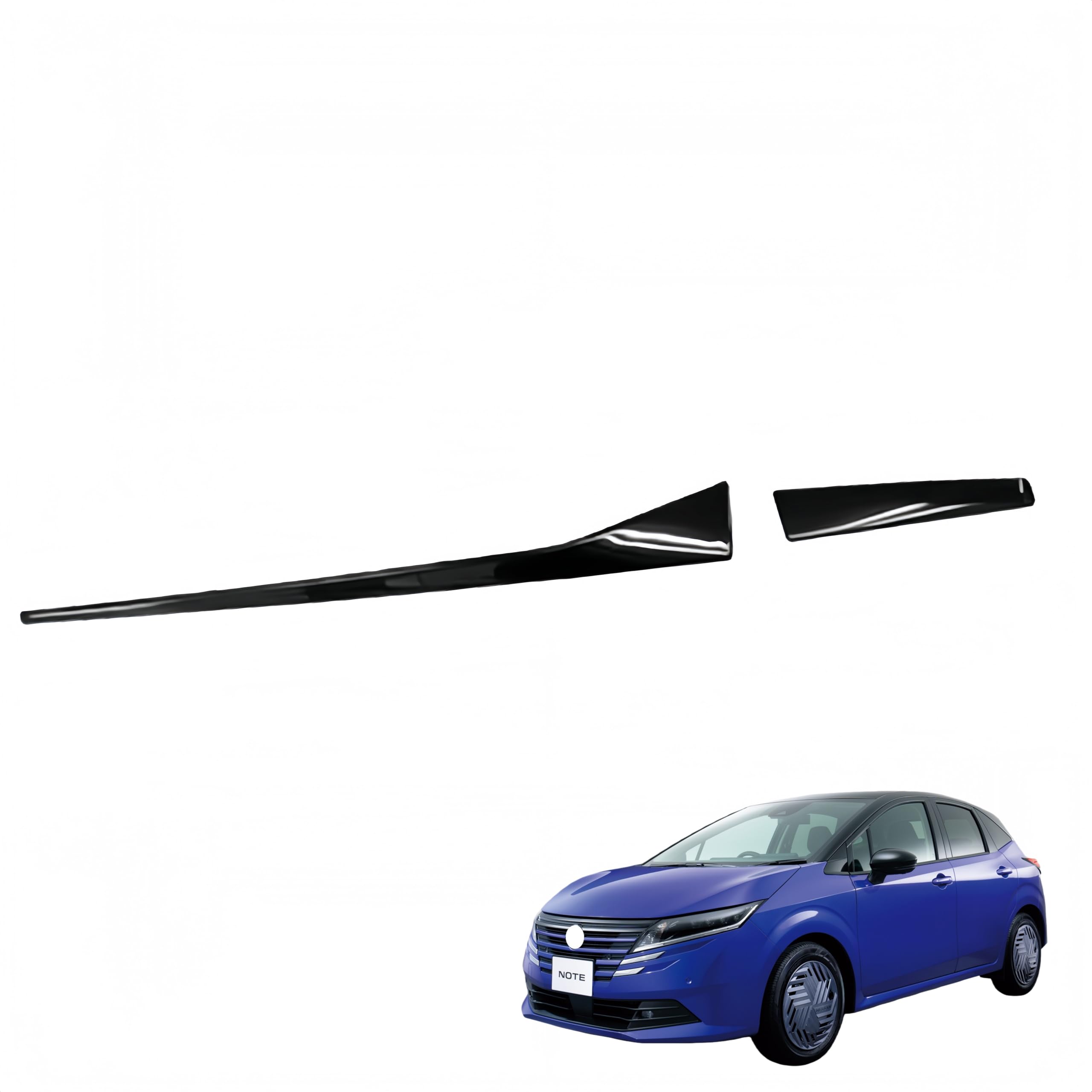 ノート?ノート オーラに対応e-POWE E13 / SNE13型 FE13型 2WD車 コンソールフロントインテリアパネル/カーコパイロットトリム 副操縦士 助手席装飾ストリップ内装パーツ インテリアパネルプレミアム オリジナル For NOTE 耐磨耗性上質キズ防止カスタム 装飾 パ