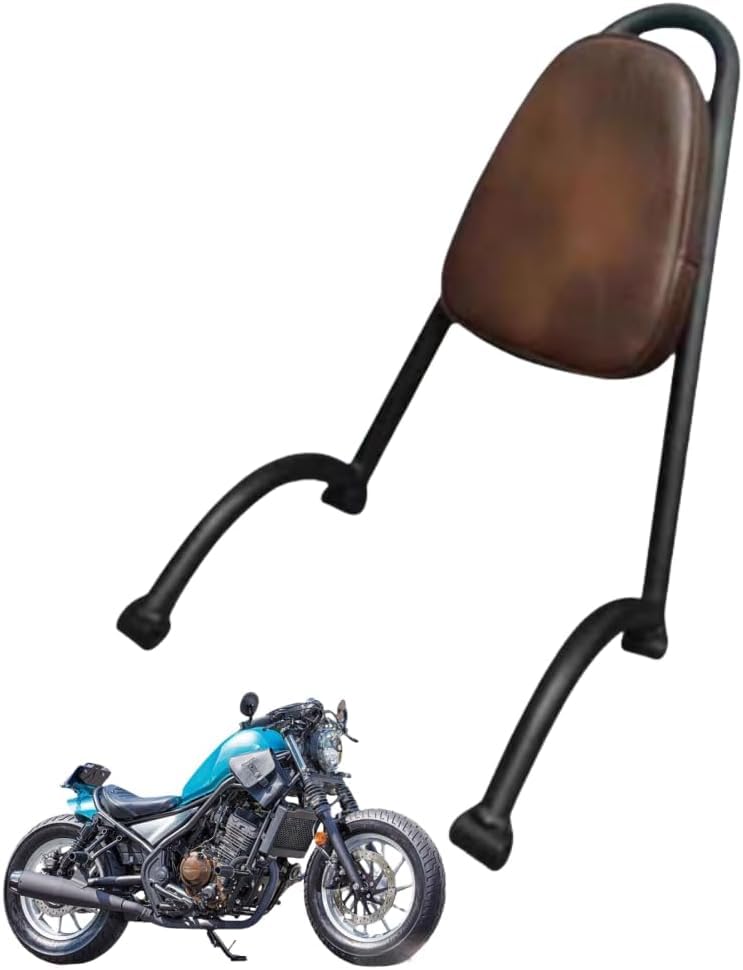 Rakuten - レブルに対応 CMX250 CMX500 2017年~ バックレスト シーシーバー タンデムバー パッド付き 振れ止め 背もたれ スポンジ背もたれなしAセット/大きな背もたれBセット/小さな背もたれCセット For Rebel 対応品 保護 上質 キズ防止 カスタム 装飾 パーツ アルミニウ