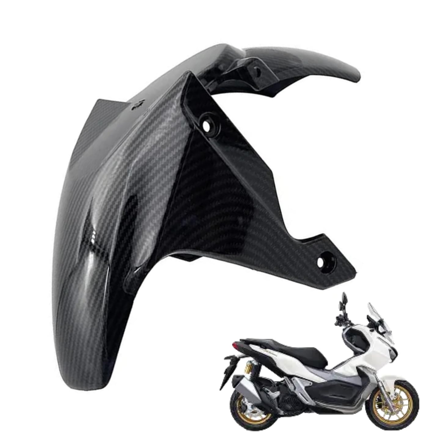 Rakuten - ホンダ に対応 ADV150 エーディーブイ150 2020-2022年 対応品 保護 上質 キズ防止 カスタム 装飾 パーツ ABS製 ホンダ専用設計パーツ 取り付け簡単 外装ドレスアップ リア マッドガード 未塗装前輪カバーフェンダー 傷防止 耐摩耗性