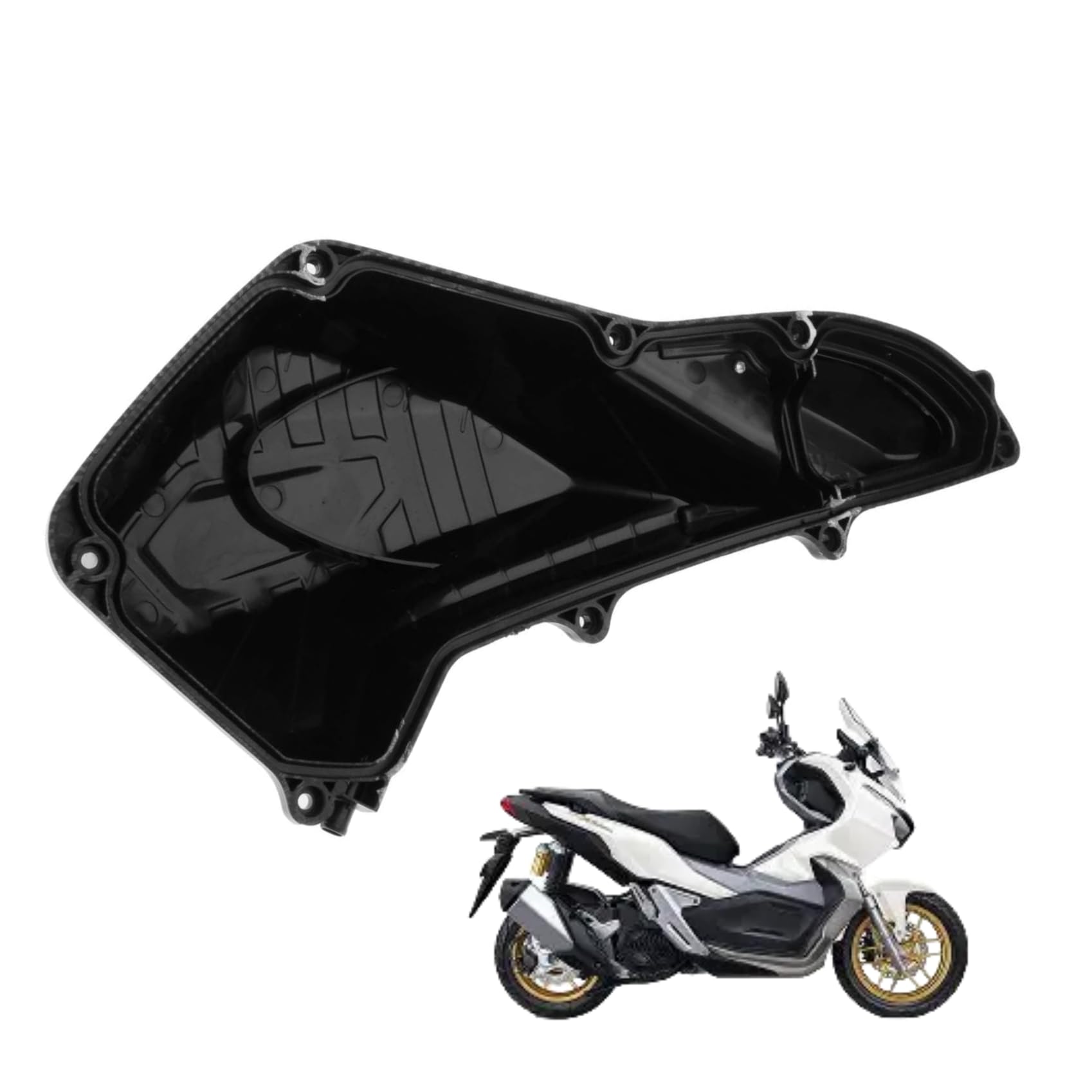 ホンダ に対応 ADV150 エーディーブイ150 2020-2022年 対応品 保護 上質 キズ防止 カスタム 装飾 パーツ ABS製 ホンダ専用設計パーツ 取り付け簡単 外装ドレスアップ エアクリーナーカバー オートバイエアフィルターカバー エレメント オートバイアクセサリー