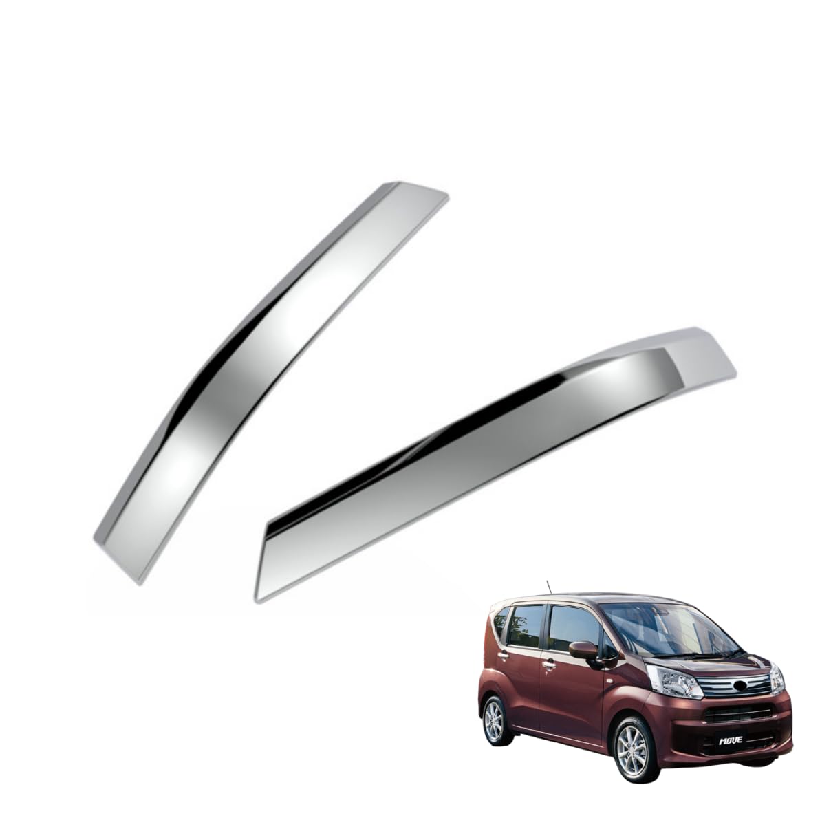 ムーヴ に対応 LA850S LA860S G RS 2025年6月〜For MOVE 対応品 保護 上質 キズ防止 カスタム 装飾 パーツ ABS製 1P ダイハツ専用設計パーツ 取り付け簡単 外装ドレスアップ フロントコーナー Aタイプ2P /リアコーナー2P Bタイプ /セット4P ガーニッシュ パーツ