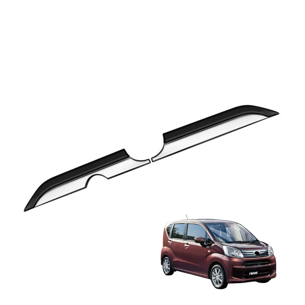 ムーヴ に対応 LA850S LA860S G RS 2025年6月〜For MOVE 対応品 保護 上質 キズ防止 カスタム 装飾 パーツ ABS製 1P ダイハツ専用設計パーツ 取り付け簡単 外装ドレスアップ トランク装飾ストリップリアトランク装飾 強く耐摩耗性 バックドアガーニッシュ パー