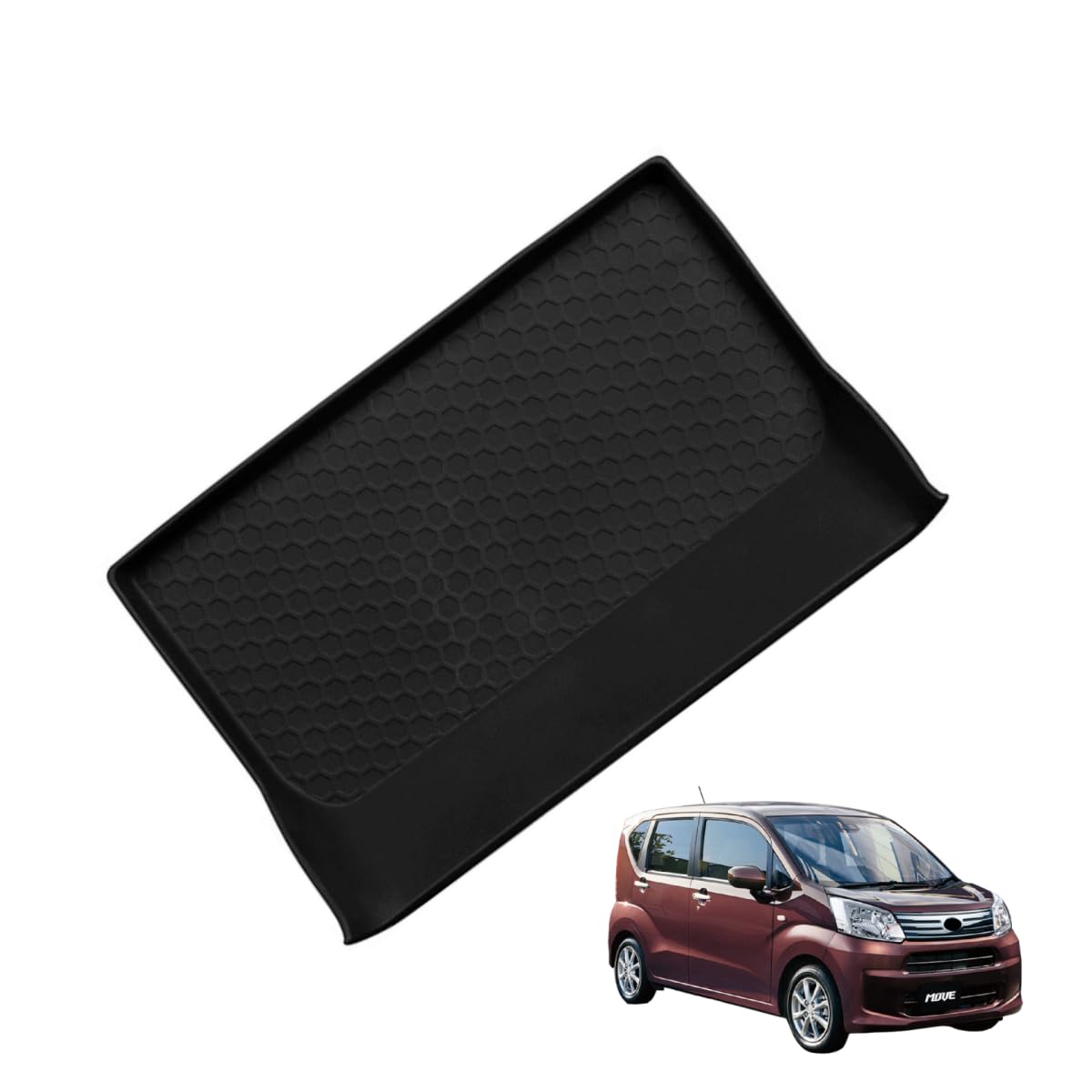 ムーヴ に対応 LA850S LA860S G RS 2025年6月〜For MOVE 対応品 保護 上質 キズ防止 カスタム 装飾 パーツ シリコン製 1P ダイハツ専用設計パーツ 取り付け簡単 内装ドレスアップ センターコンソール 小物入れ 収納トレイオープントレイマット ノンスリップ 車