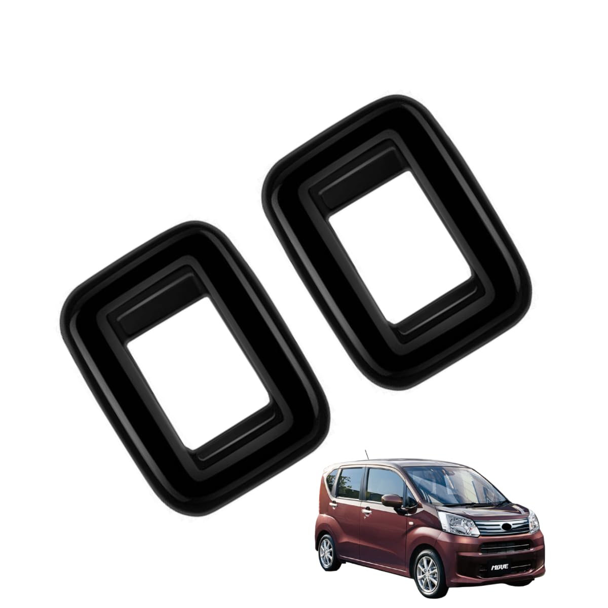 ムーヴ に対応 LA850S LA860S G RS 2025年6月〜For MOVE 対応品 保護 上質 キズ防止 カスタム 装飾 パーツ ABS製 2P ダイハツ専用設計パーツ 取り付け簡単 内装ドレスアップ ミドルドアウィンドウスイッチパネルカバー 調節フレーム 傷防止 耐摩耗性 2列目ドア