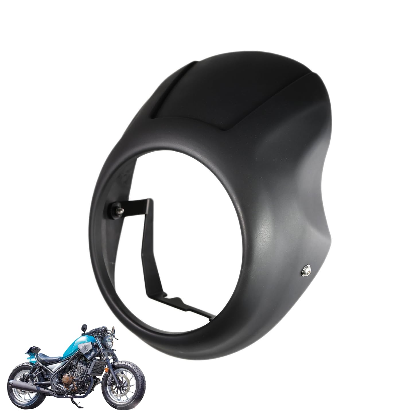 レブル に対応 For Rebel CMX250 CMX500 2017年~ 専用 保護 上質 キズ防止 カスタム 装飾パーツ ABS材料 専用設計パーツ 取り付け簡単 アリング ヘッドライトフェアリングカバーホンダオートバイフェアリングオートバイフェアリングオートバイフェアリング ブ