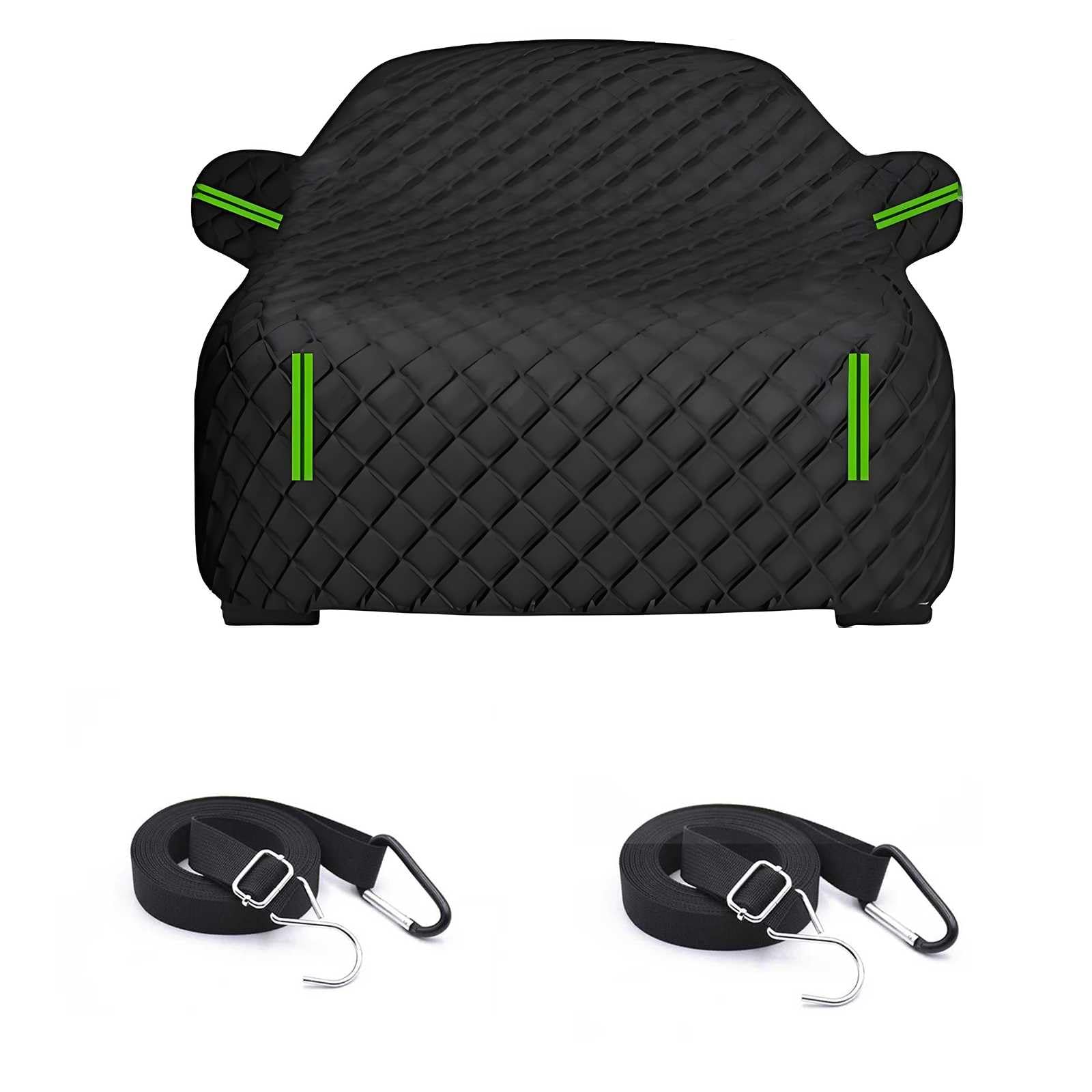 【2025年新型 5層構造の厚 車カバー】ボディカバー スバルレヴォーグ VN系 に適用 車 カバー 防雹カーカバー 裏起毛 車体カバー 凍結防止カバー 傷防止 汚れ防止 黄砂対策 雪対策 サイドのジッパー 弾力な防風ロープ2本/収納袋付き