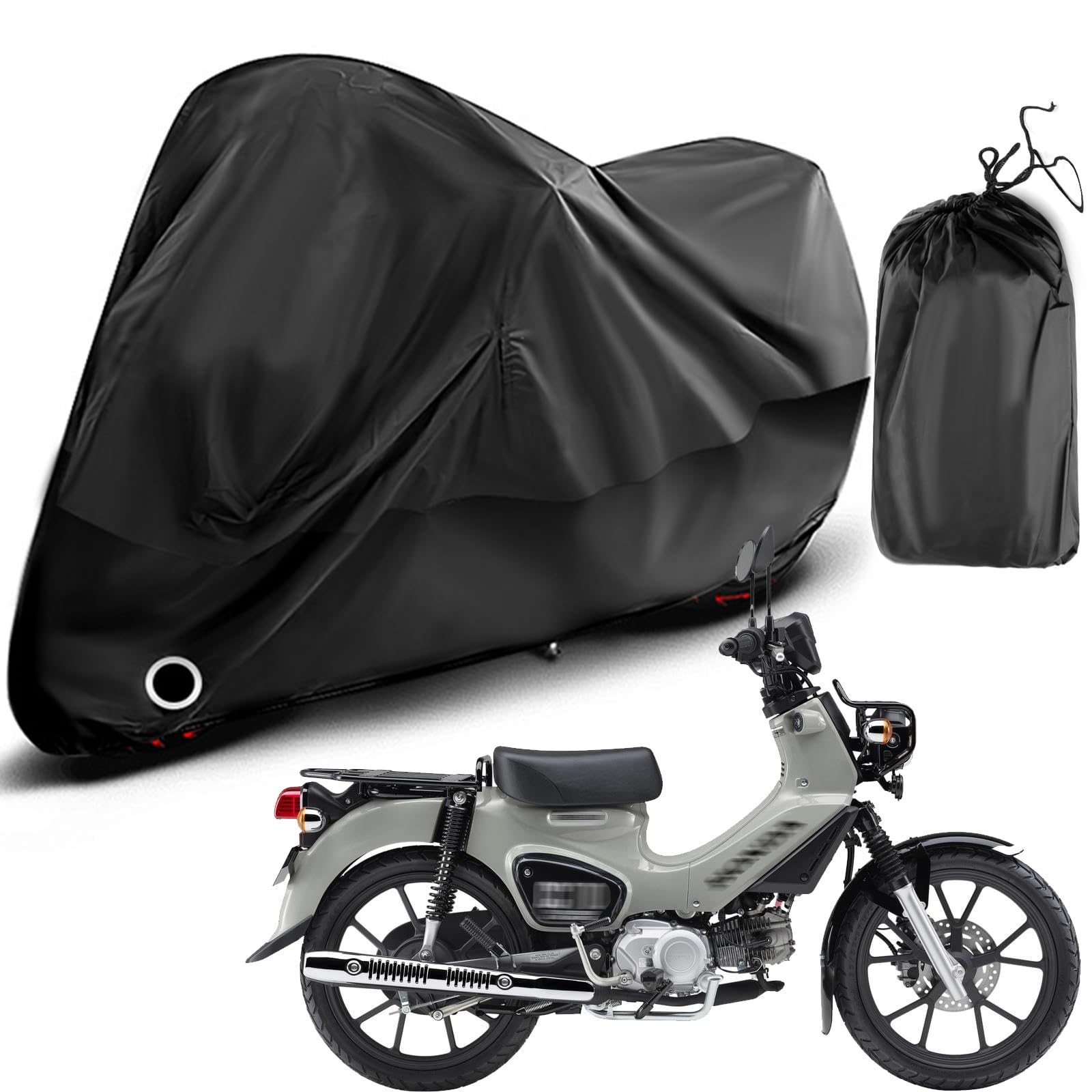 デイトナ DAYTONA 防犯 ボディカバー バイクカバー 防水 スーパーカブ