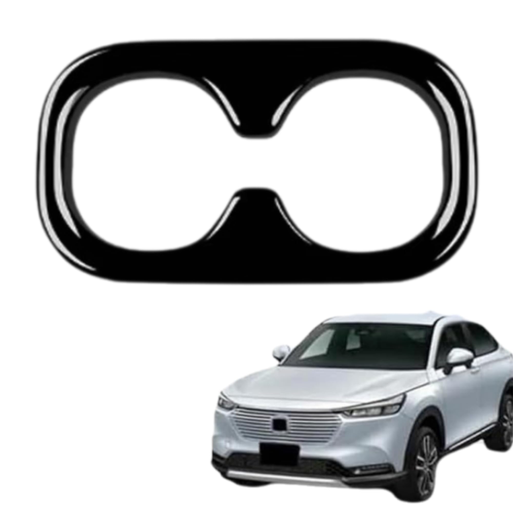 新型ヴェゼル RV3/RV4/RV5/RV6に対応 専用 アクセサリーパーツ バックシートカップホルダーパネルカバ..