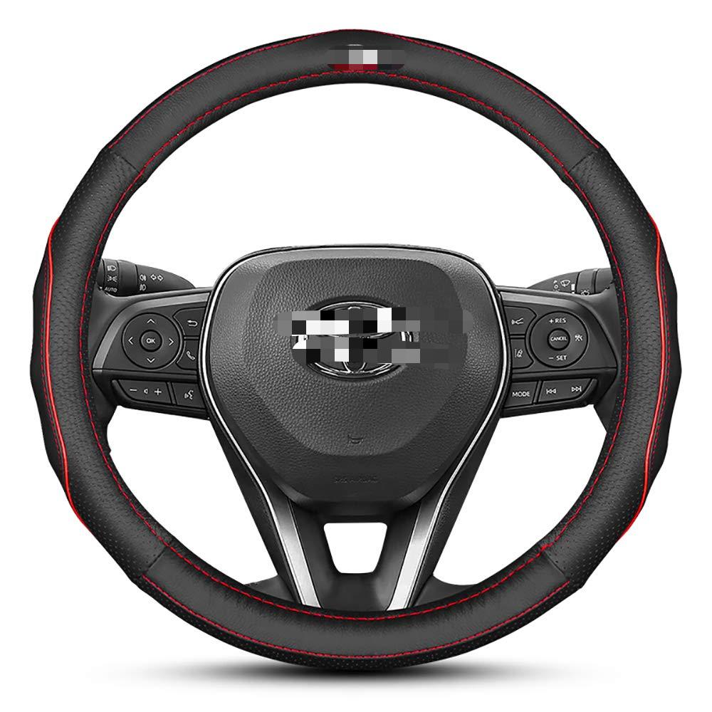 トヨタ ステアリングカバー ヤリス ライズ ランドクルーザー タンドラ ハイラックス ピクシス MIRAI RAV4 プラド マークx ハリアー アクア ルーミー アルファード ヴェルファイア ノア ヴォクシー ウィッシュ 本革 内装品 高級 牛革 専車ロゴ ヘッドレイヤー牛革 メッシュデ