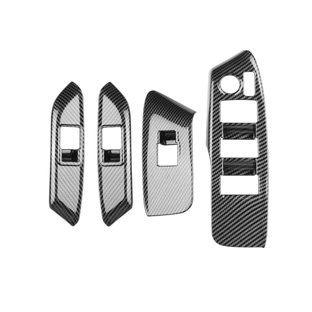 トヨタ 新型シエンタ ドアスイッチパネル アクセサリー SIENTA 内装 ガーニッシュ アクセサリー (デジタルカーボン調)