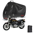 300D 厚手バイクカバーに適用 カワサキ ゼファー1100RS バイクカバー 全天候型 オートバイカバー 防水 紫外線防止 盗難防止 バイク用車体カバー 前後5つの反射ストリップ 収納バッグ付き【245*105*125cm】 (Color : 1100RS)