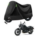 2025新版 バイクカバー に適用ヤマハ ドラッグスター400【アルミホイル+ニードルパンチコットン】全天候型 厚手 210Dオートバイカバー バイク レインカバー 破れにくい 防雨 防雪 防塵 盗難防止 UVカット 反射ストリップ付き ロック穴 収納袋付き ブラック