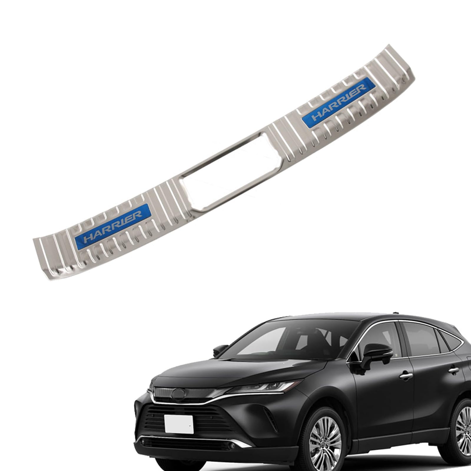 新型 ハリアー 80系 HARRIER AXUH80 AXUH85型 カスタムパーツ トランクガード リアガード内蔵 ステンレ..