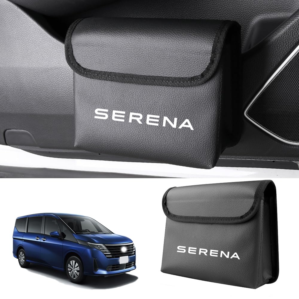 新型 セレナ C28 C27 SERENA 6代目車載折りたたみゴミ箱 多機能シートバック ドア収納ボックス ゴミ袋収納ボックス セレナ アクセサリー
