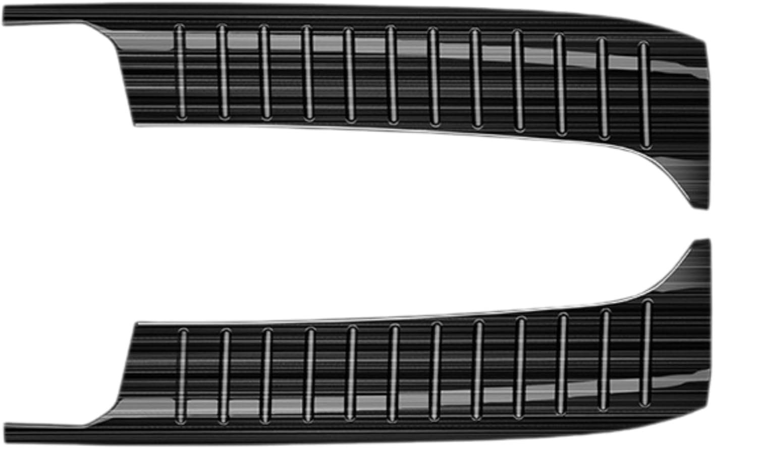 「ノート/ノート オーラ に対応 e-POWER E13 / FE13型」 インナー用 リアバンパーカバー 内側ステップガード インナー用スカッフプレートプロテクター デコレーション カーパーツ ラインブラック