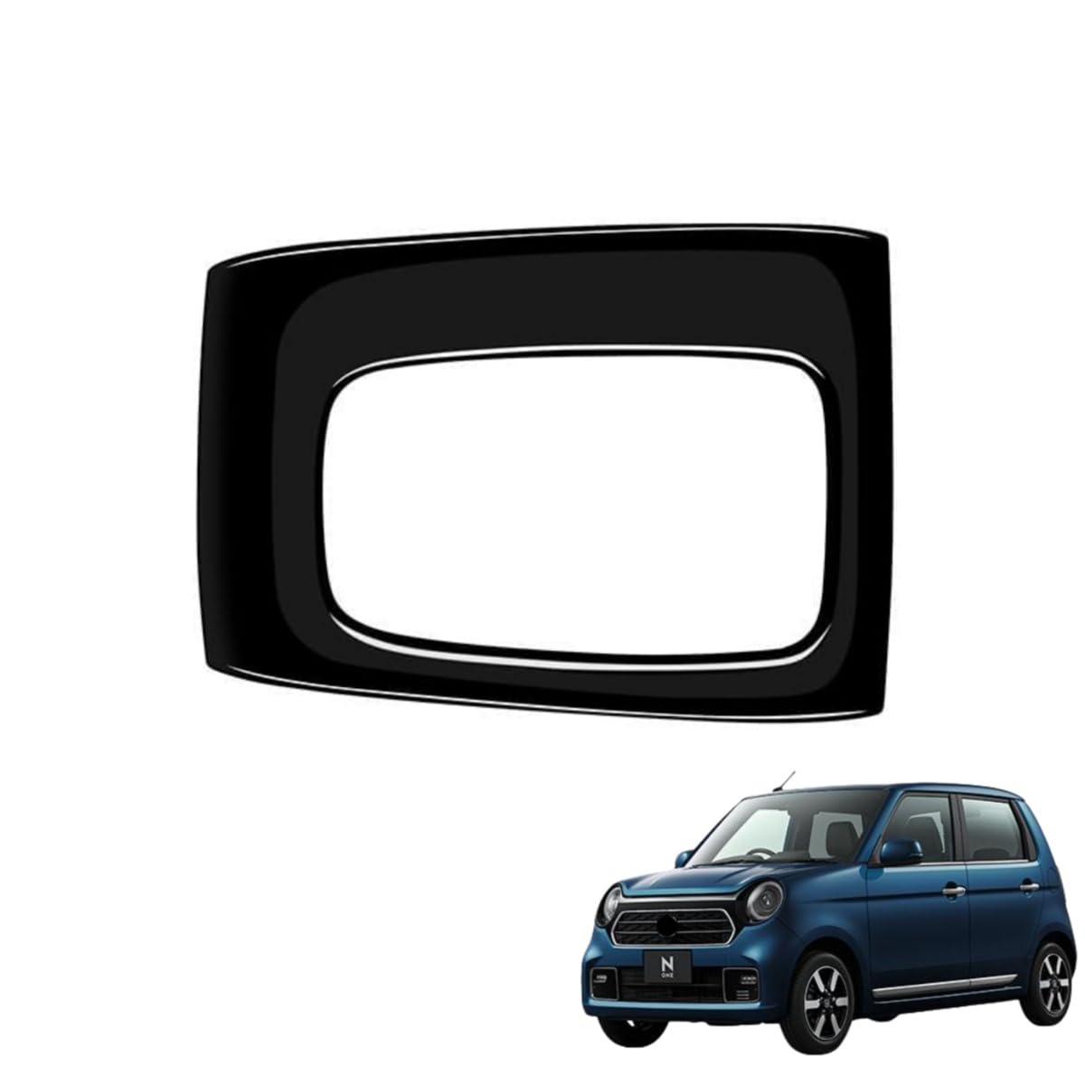 「N-ONEに適用 JG3/JG4型 2020年11月ー」センターコンソールパネル シフトパネルカバーギアシフトパネル ガーニッシュ 内装アクセサリー ホンダ対応品 ABS製 (ピアノブラック)