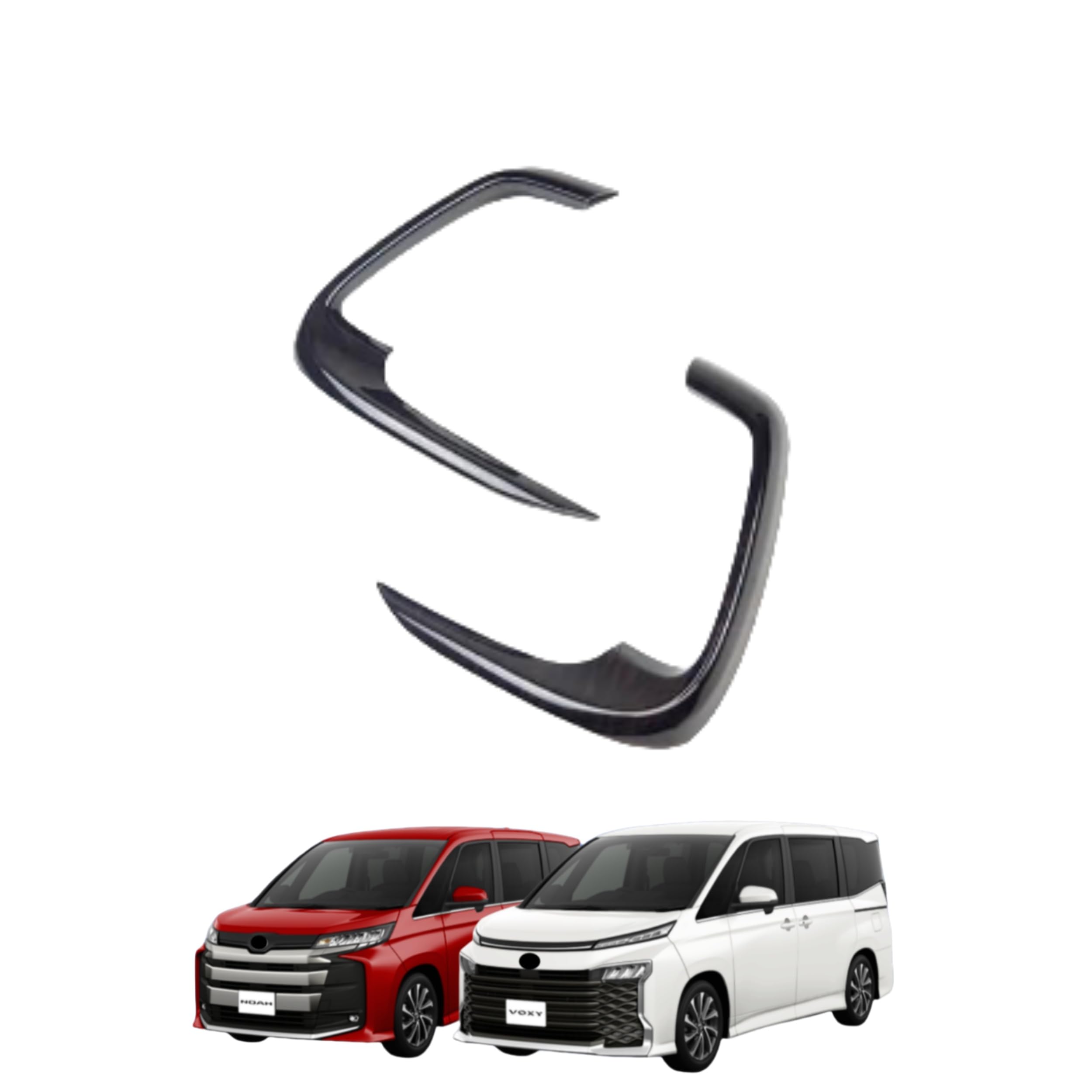 「ノア 90系?ヴォクシー90系 に適用 2022年ー」吹き出し口フレーム サイトエアコン送風口フレーム 内装パーツ アクセサリー ガーニッシュ トヨタ対応品 FOR VOXY/NOAH (ピアノブラック)