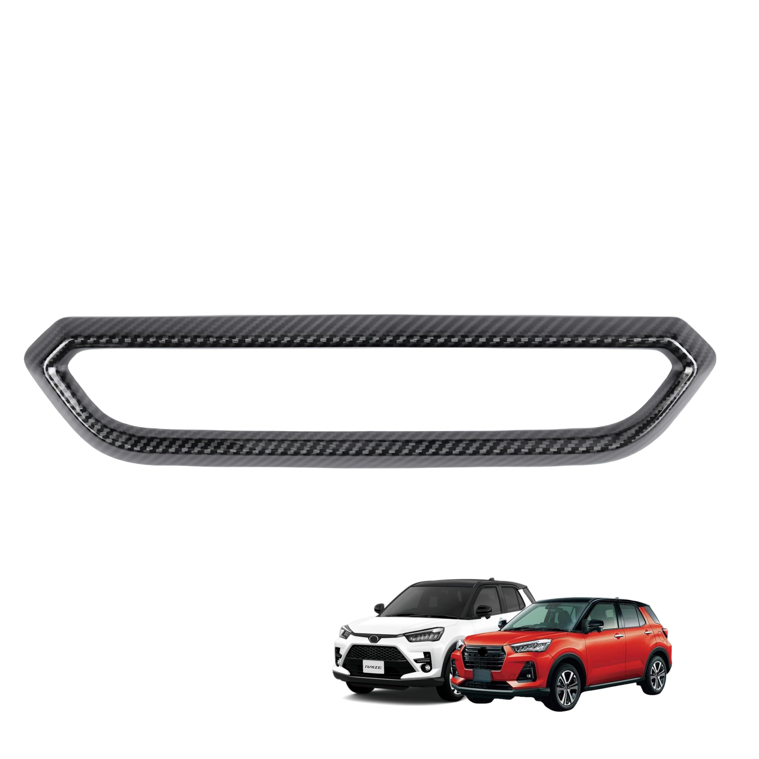 Rakuten - ライズ に対応 A200系 /ダイハツ に対応 ロッキー A200S/210S 2019年11月〜For RAIZE For ROCKY 対応品 専用 保護 上質 キズ防止 カスタム 装飾パーツ ABS製 1P トヨタ専用設計パーツ 取り付け簡単 内装ドレスアップ フロント センター エアコンベント フレーム