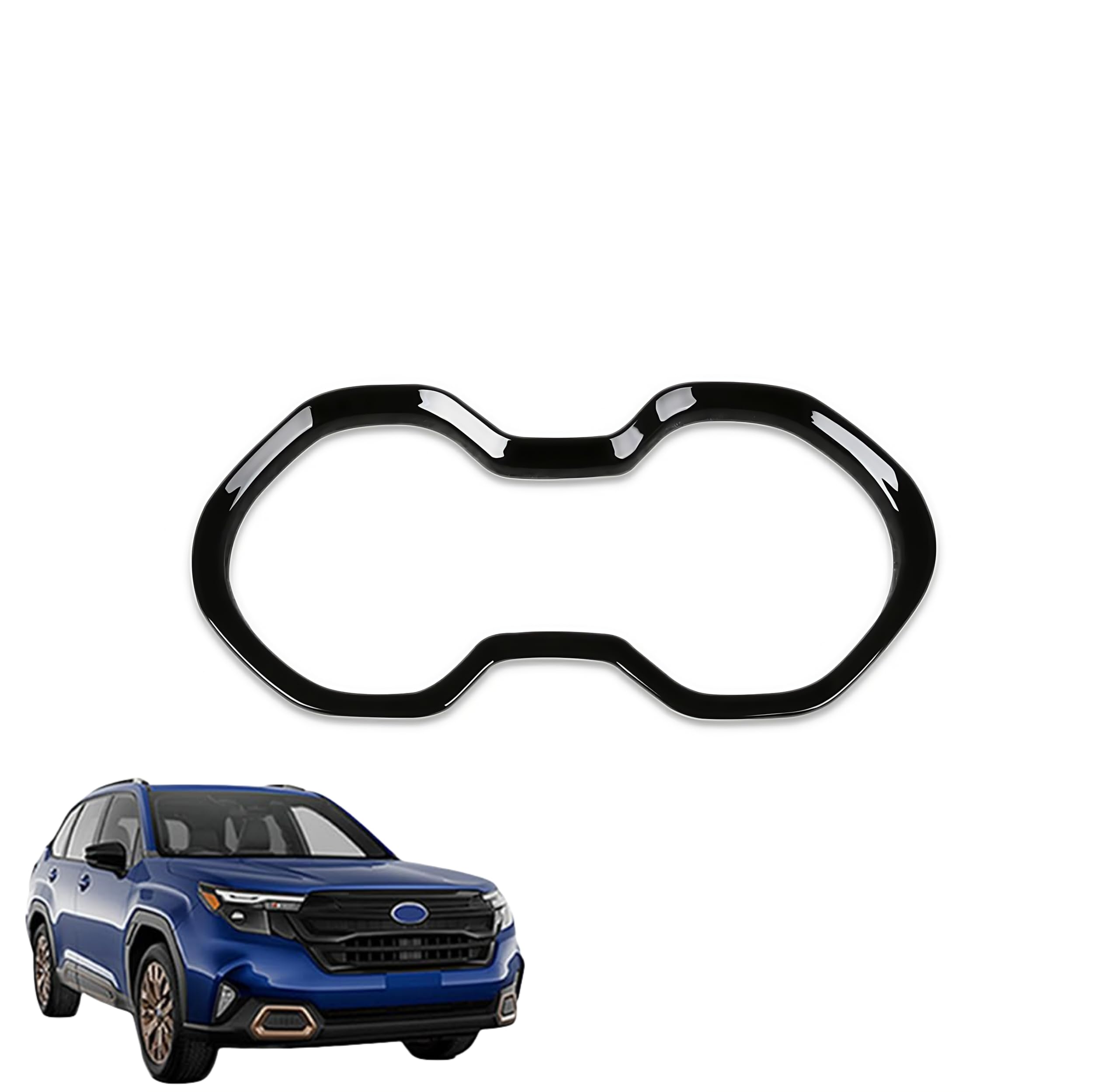 スバル フォレスター に対応 フォレスター SL系 2025年4月〜 For Forester 対応品 専用 保護 上質 キズ防止 カスタム 装飾パーツ ABS製 専用設計パーツ 取り付け簡単 内装ドレスアップ フロントドリンクホルダーガーニッシュ センターコンソールカップホルダー