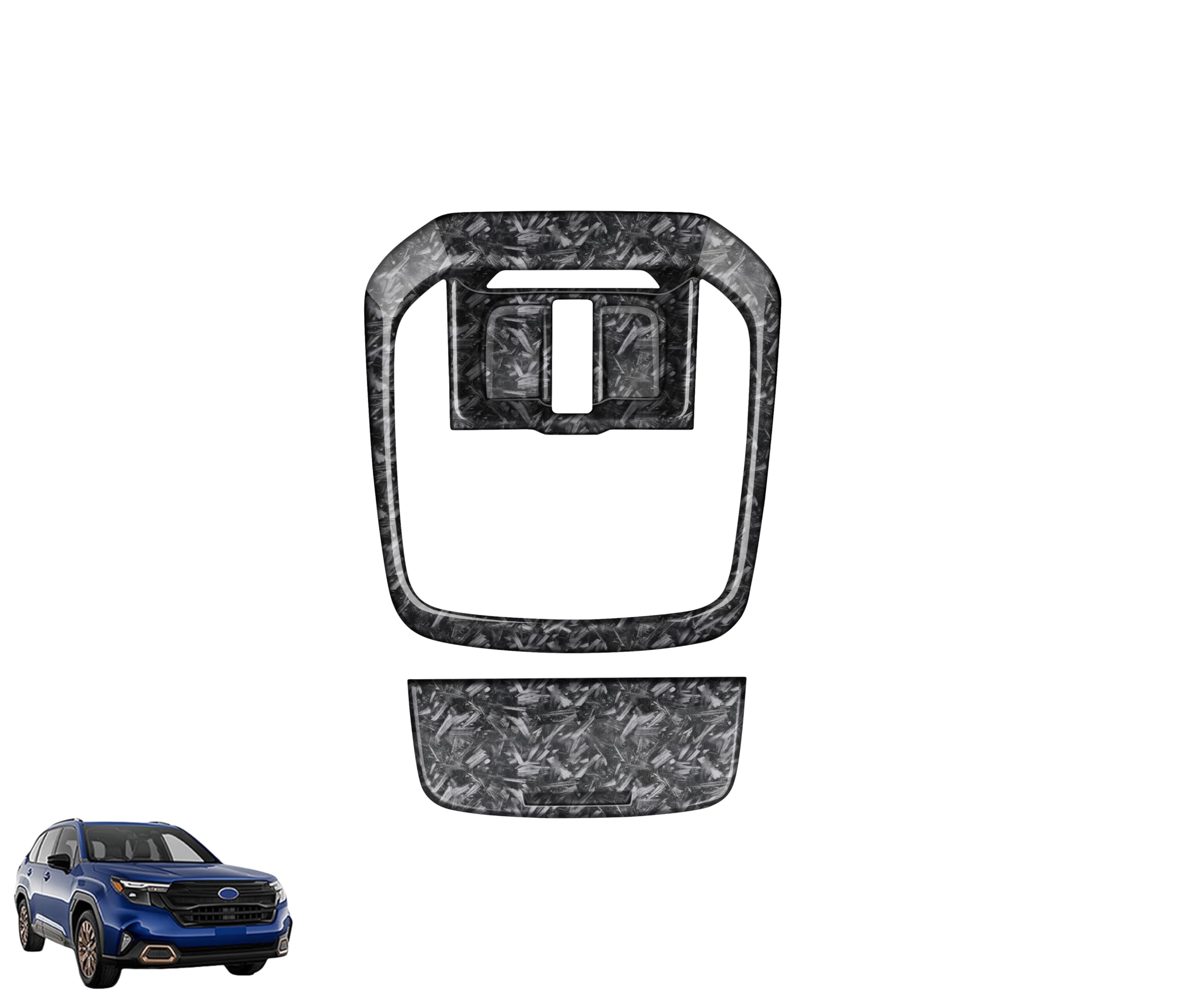 スバル フォレスター に対応 フォレスター SL系 2025年4月〜 For Forester 対応品 専用 保護 上質 キズ防止 カスタム 装飾パーツ ABS製 専用設計パーツ 取り付け簡単 内装ドレスアップ フロント パーツ オーバーヘッドコンソールパネル ルームランプガーニッシ