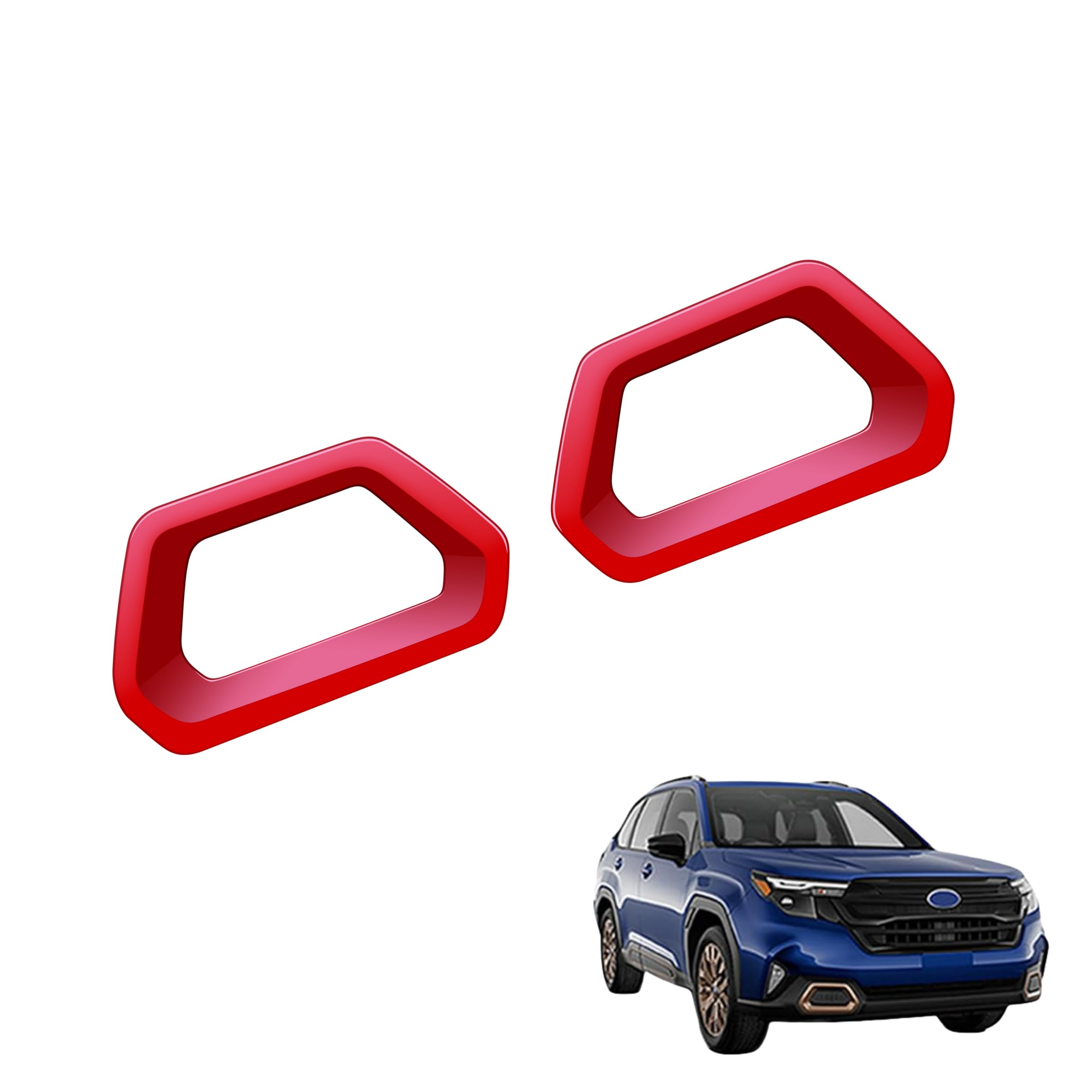 スバル フォレスター に対応 フォレスター SL系 2025年4月〜 For Forester 対応品 専用 保護 上質 キズ防止 カスタム 装飾パーツ ABS製 専用設計パーツ 取り付け簡単 外装ドレスアップ フロントフォグランプ装飾Aセット/リアフォグランプ装飾Bセット/フロントラ