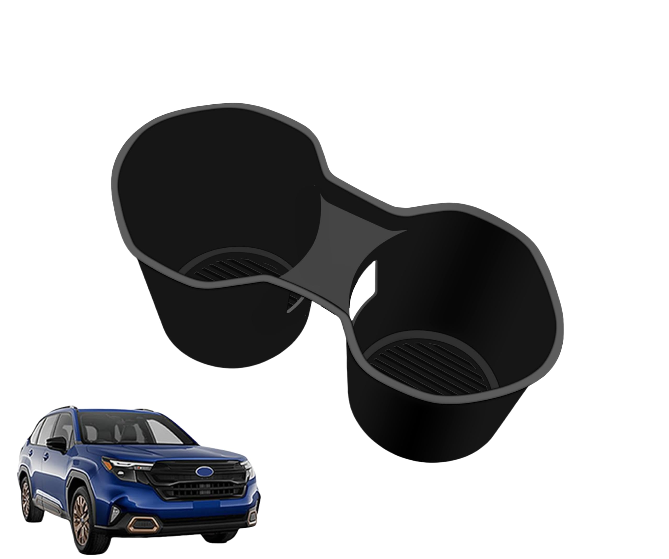 スバル フォレスター に対応 フォレスター SL系 2025年4月〜 For Forester 対応品 専用 保護 上質 キズ防止 カスタム 装飾パーツ シリコン 製 専用設計パーツ 取り付け簡単 内装ドレスアップ 中央コンソール 滑り止め カップマット 収納ボックス箱 内装カスタム