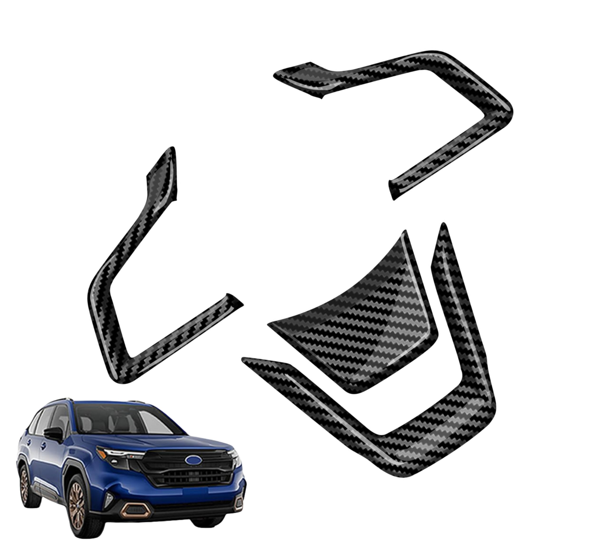 スバル フォレスター に対応 フォレスター SL系 2025年4月〜 For Forester 対応品 専用 保護 上質 キズ防止 カスタム 装飾パーツ ABS製 専用設計パーツ 取り付け簡単 装ドレスアップ ハンドルボタン装飾フレーム パーツ ステアリングガーニッシュ ステアリング