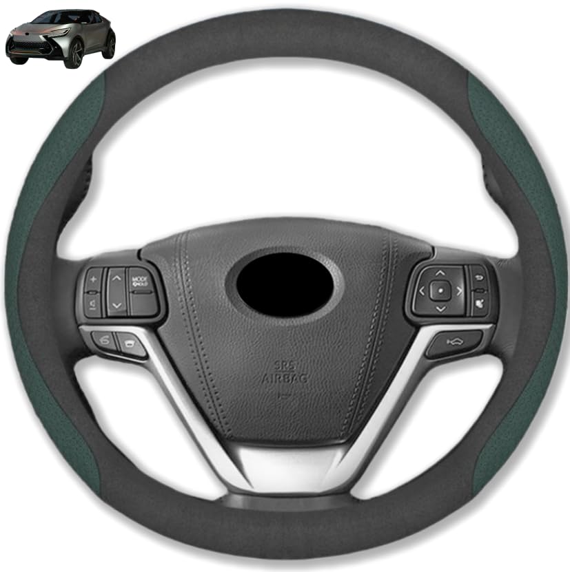 トヨタ に対応 エスティマ/ノア/ヴォクシー/ヴェルファイア CHR/ RAV4/ プリウス/ハリアー/ハイラックス/ヤリス 専用 保護 上質 キズ防止 カスタム 装飾パーツ 取り付け簡単 円形 丸形 ハンドルカバー ステアリングカバー ハンドルカバー 滑り止め 汚れ防止 37c