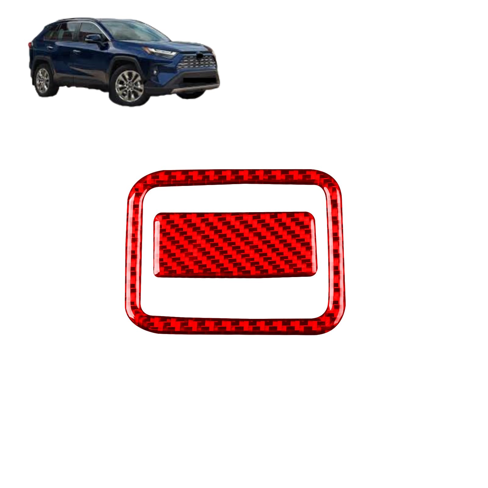 トヨタ?RAV4 5代目 に対応 For RAV4 5代目 XAA/XAH/XAP 50型 2020年~専用 保護 上質 キズ防止 カスタム 装飾パーツ ソフト?カーボンファイバー素材 専用設計 パーツ 取り付け簡単 副操縦士グローブボックスハンドルデカール ステッカー車内装飾トリム アクセサ