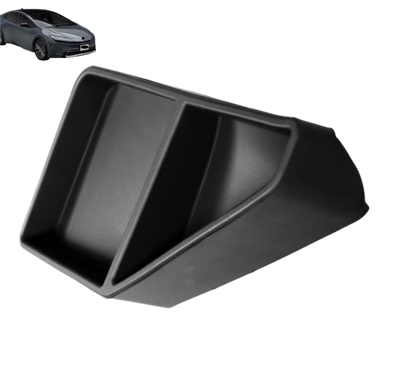 上質「トヨタ?新型プリウス に対応品 For 5代目 60系 ZVW60 ZVW65 MXWH60 MXWH65 2023年1月〜」専用車種 ドレスアップ カスタム アクセサリー 高級 ラバー製 （ブラック）1P 内装 ダッシュボードトレイ 車内収納ボッス オンダッシュトレイ 小物入れ 車種専用設