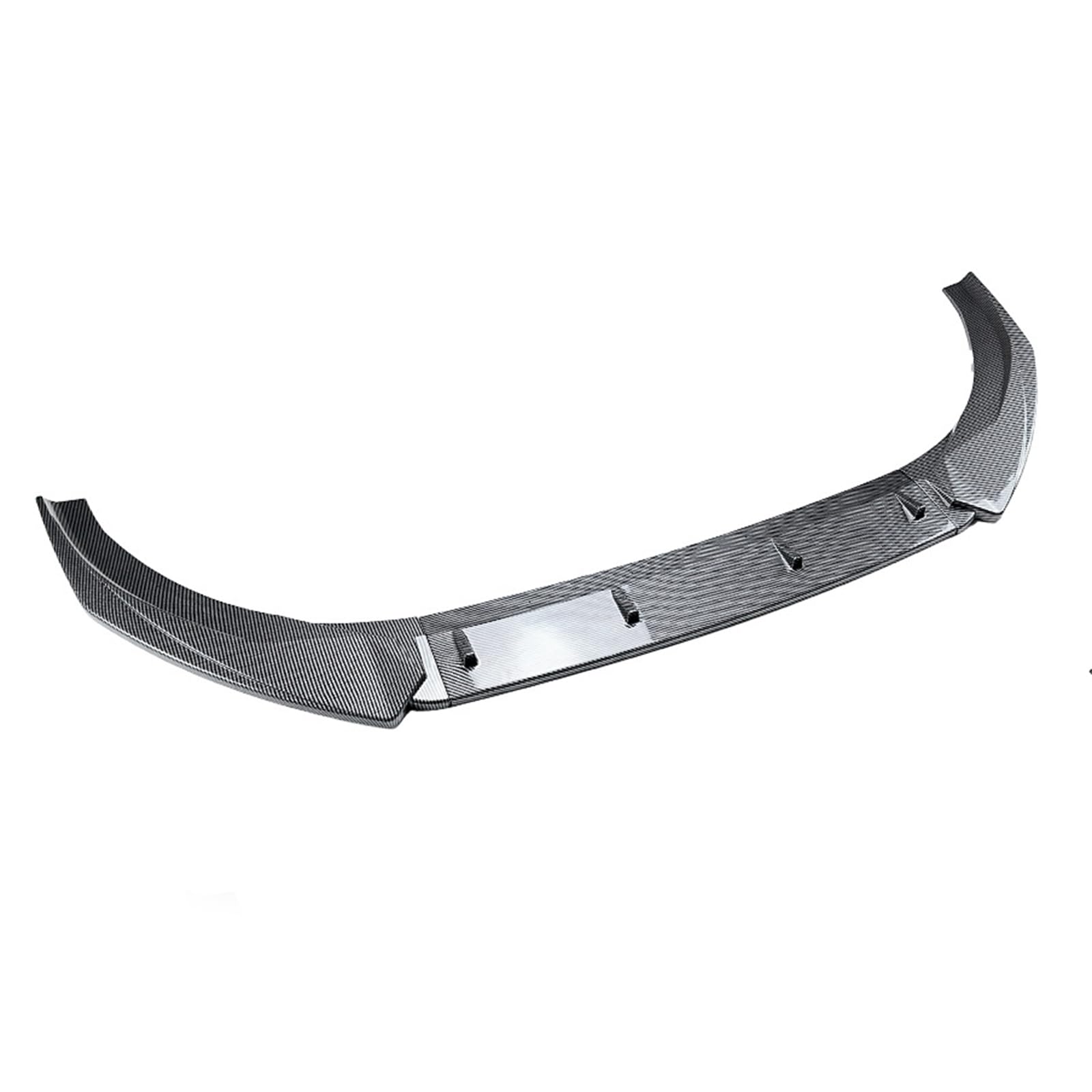 ABS フロントバンパー リップスプリッター エアチンスポイラー ボディキット Audi A3 S3 8V 2013 2014 2015-2016に対応 (カーボンファイバールック)