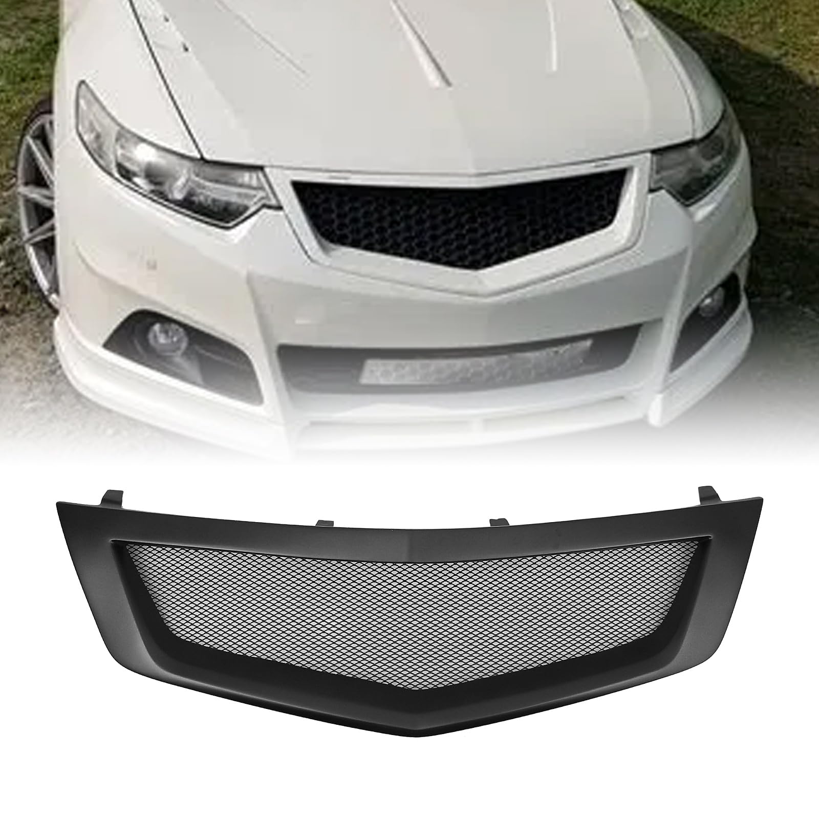 フロントバンパーグリル ホンダ アコード 8 /アキュラ TSX CU2 CW2 2008-2010 2019用