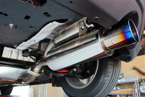 GPSPORTSEXASEVOTuneマフラー180SXシルビアS13『車検対応』『車高短対応』オールステンレス&チタンスライドテールマフラー◆ジーピースポーツエグザスエボチューン