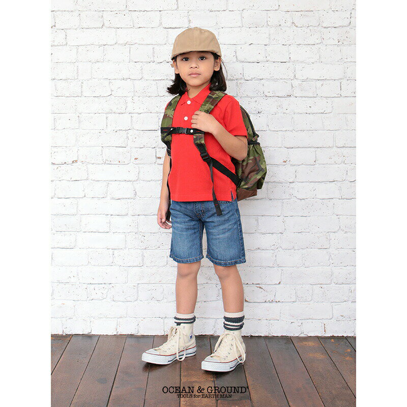 送料無料！Ocean＆Ground（オーシャンアンドグラウンド）/ DAYPACK CAMO デイパックカモ 子供 リュック キッズ オーシャングラウンド バックパック 女の子 男の子