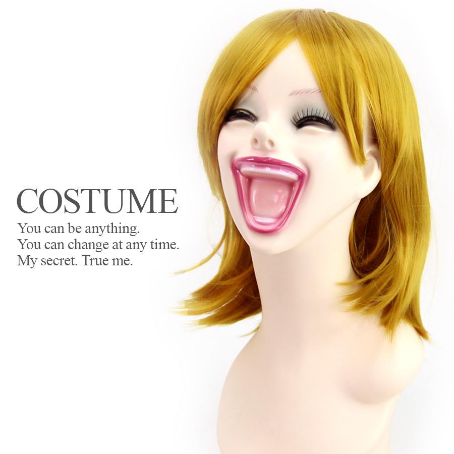 【即納】 ブロンド ウィッグ 金髪 かつら ショートボブ セミロング wig ハロウィン コスプレ 衣装 コスチューム