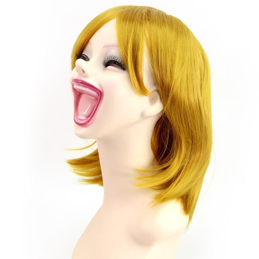 【即納】 ブロンド ウィッグ 金髪 かつら ショートボブ セミロング wig ハロウィン コスプレ 衣装 コスチューム