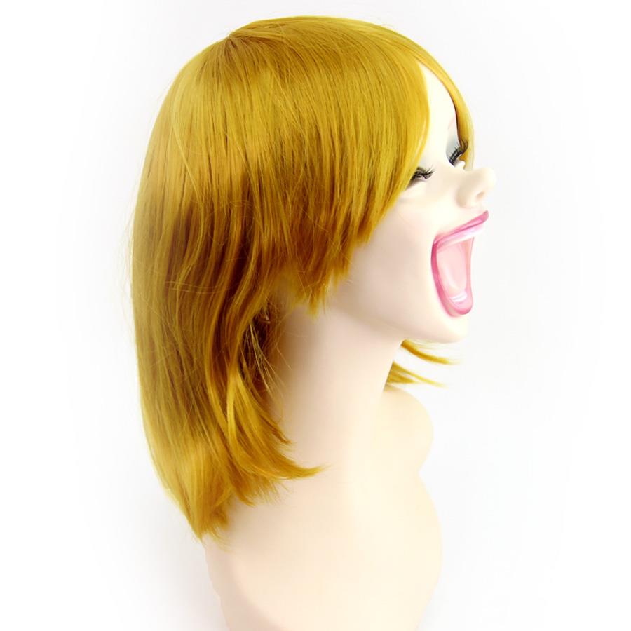 【即納】 ブロンド ウィッグ 金髪 かつら ショートボブ セミロング wig ハロウィン コスプレ 衣装 コスチューム