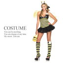 在庫処分 デイジービー 4点セット レディース コスプレ 蜂 羽 ハロウィン コスプレ ダンス 衣装 コスチューム 【Leg Avenue レッグアベニュー LG-83343】
