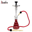 シーシャ パイプ 本体 Aladin ROY 20 RED 56cm 水タバコ 水パイプ shisha hookah バー カフェ ラウンジ 店舗 お店 bar cafe lounge