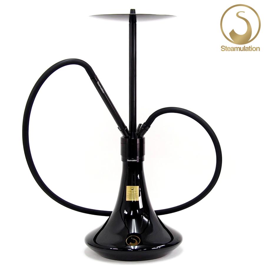  ѥ  Steamulation Superior Black Polished 졼 67cm Hookah...