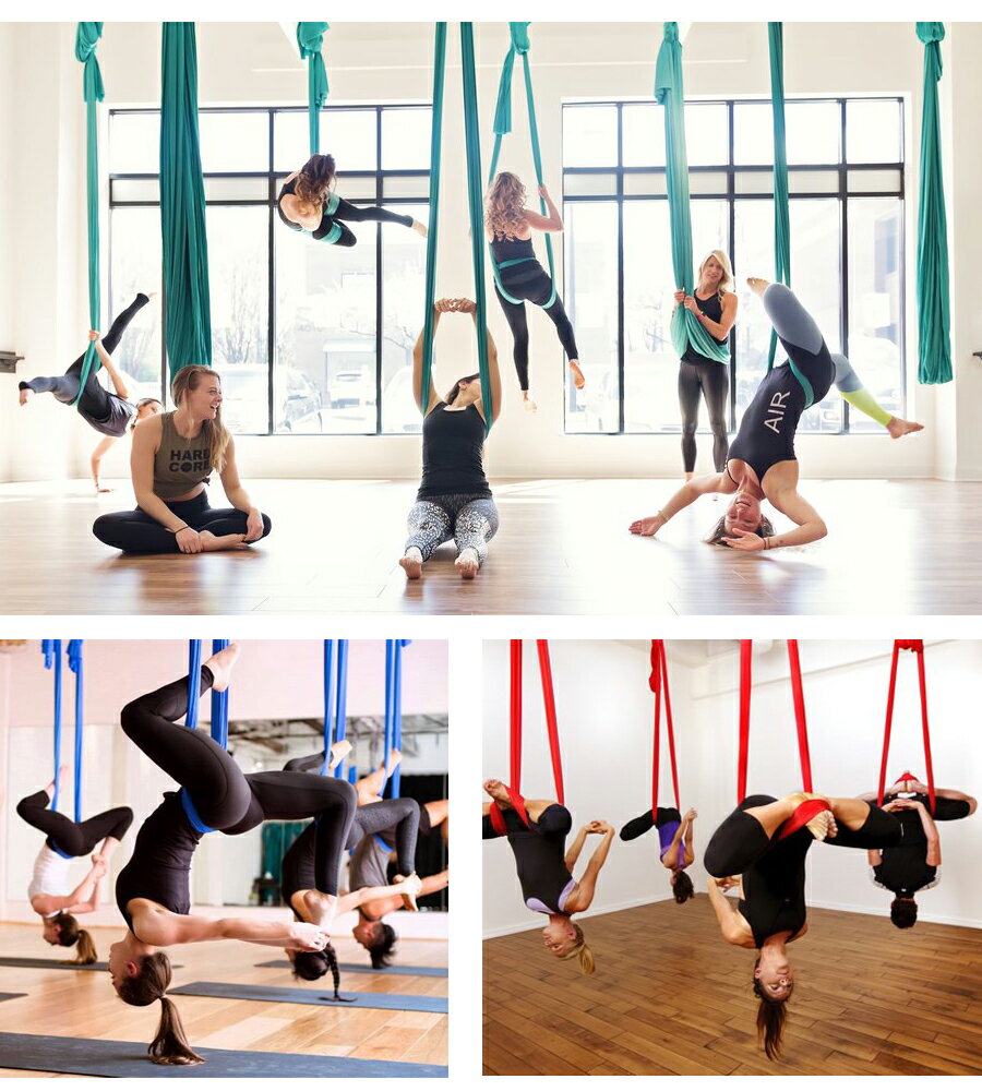 【即納】 フローティングヨガ ハンモック 空中ヨガ エアロヨガ エクササイズ フィットネス ヨガスリング エアリアルヨガ 無重力ヨガ アンティグラヴィティヨガ通販格安セール情報 楽天 通販