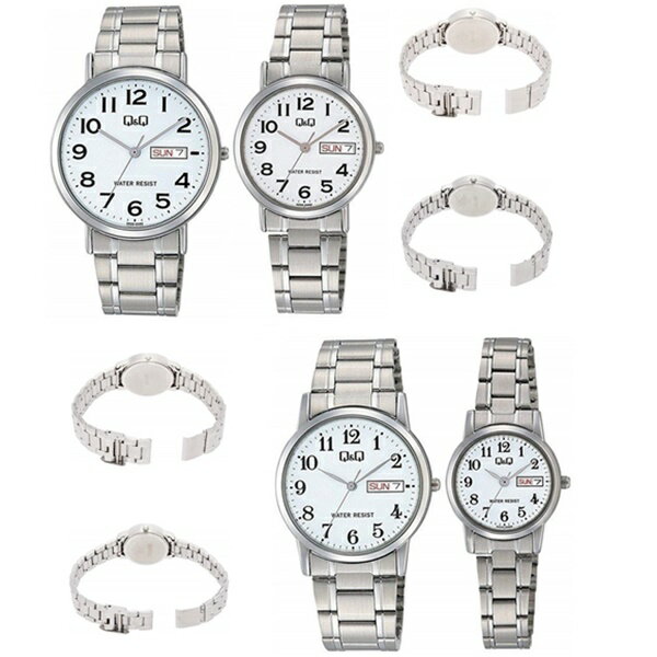 CITIZEN シチズン Q&Q チープシチズン 選べるペアウォッチ・2種類 国内正規品 腕時計 手表 アナログ シルバー レトロ A20-2カップル 時計 誕...