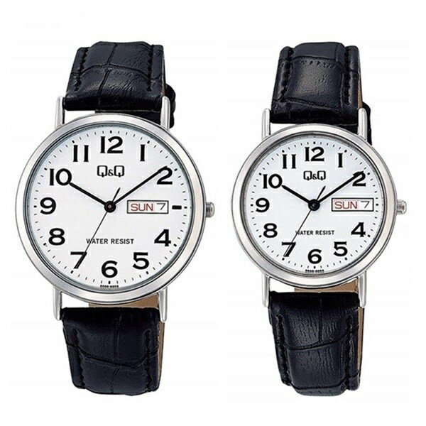 日常使いに最適!国内正規品 シチズン 腕時計 手表 Q&Q 軽い 防水 チープ シチズン メンズ レディース 日付 曜日 ブラック A202A203-304カッ...