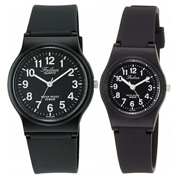 日常使いに最適!国内正規品 シチズン 腕時計 手表 Q&Q 見やすい 軽い 防水 チープシチズン ユニセックス カップル 親子ペア ブラック vp46vp47-...