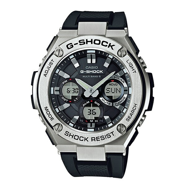 国内正規品 カシオ Gショック 時計 メンズ 腕時計 手表 G-STEEL タフソーラー GST-W110-1AJF ビジネス 男性 誕生日 ギフト 合格 社会人 記念日 ポイント消化