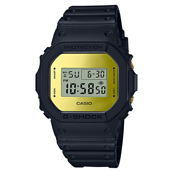 CASIO G-SHOCK Gショック ジーショック カシオ 時計 メンズ 腕時計 Metallic Mirror Face メタリック・ミラーフェイス デジタル ゴールドミラー SPECIAL COLOR ブラック 海外モデル DW-5600BBMB-1 ビジネス 男性 誕生日 ギフト お洒落 内祝い 父の日 お祝い