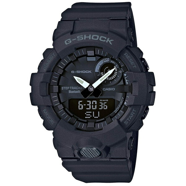 CASIO G-SHOCK Gショック ジーショック カシオ メンズ 腕時計 G-SQUAD ジー・スクワッド アナデジ モバイルリンク機能 歩数計 スポーツ ウォーキング ランニング ジョギング ブラック 海外モデル GBA-800-1A ビジネス 男性 ブランド 誕生日 ギフト お洒落 卒業 入学 お祝い