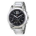 トミーヒルフィガー 時計 レディース 腕時計 手表 CHELS 黒文字盤 シルバー スーツ 仕事用 1781844 時計 誕生日 ギフト クリスマスプレゼント ランキング お祝い