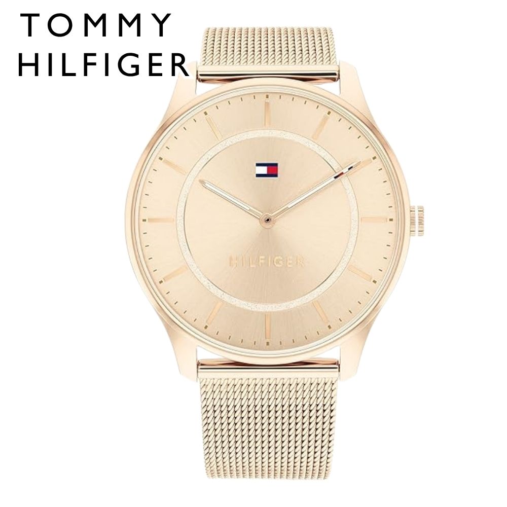 トミーヒルフィガー 腕時計 レディース メッシュベルト ゴールド ブランド 時計 女性用 おしゃれ 上品 ビジネス カジュアル 誕生日 記念日 ギフト 成人 卒業 入学